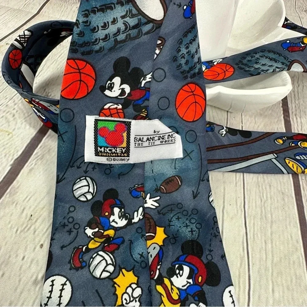 Disney mickey mouse sports tie preppy office business